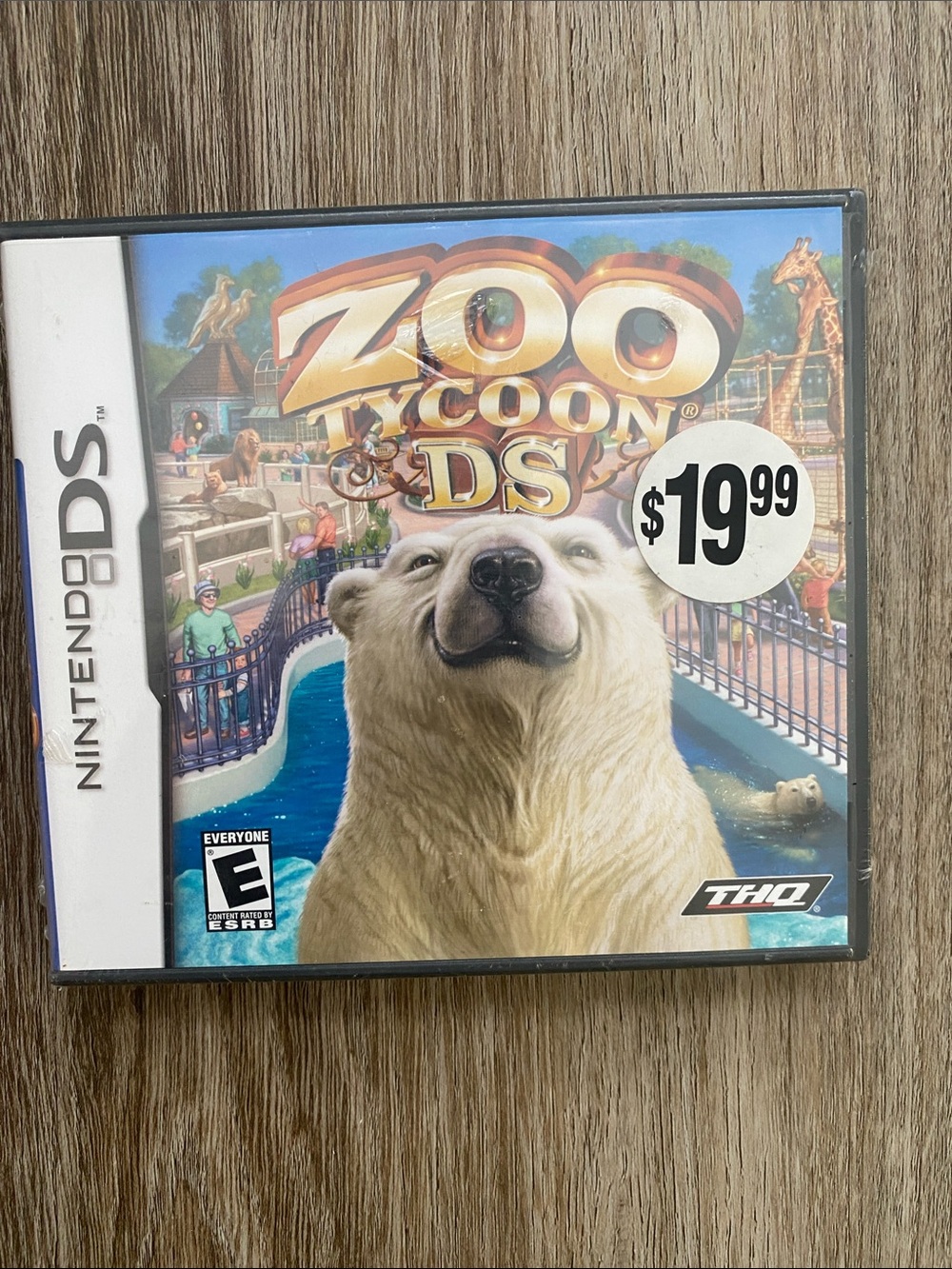 Nintendo Zoo Tycoon DS - Blue, White, Gold Cover